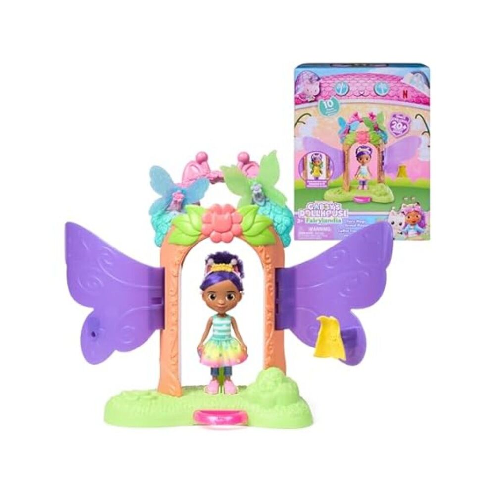Gabby's Dollhouse Boys Fairylandia Fairy Magic Reveal Playset Transforming Featu